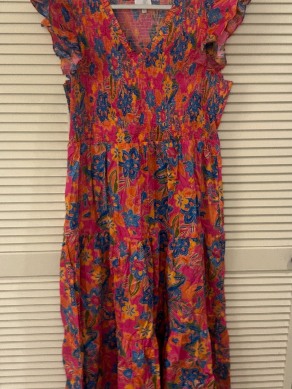 Sugarlips for Avara Ranchero Pink Floral Maxi Dress